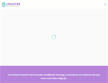 Tablet Screenshot of logister-fysiotherapie.nl
